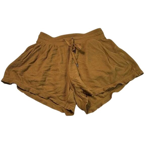 (4) $68 Lululemon Mellow In High-Rise Short 5" *Waffle Spiced Bronze - Picture 6 of 7